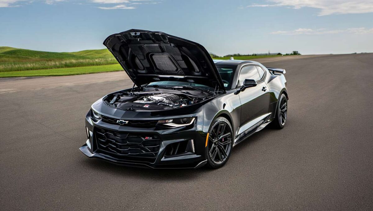 Chevrolet Camaro ZL1 : moteur V8 compressé et performances maximales